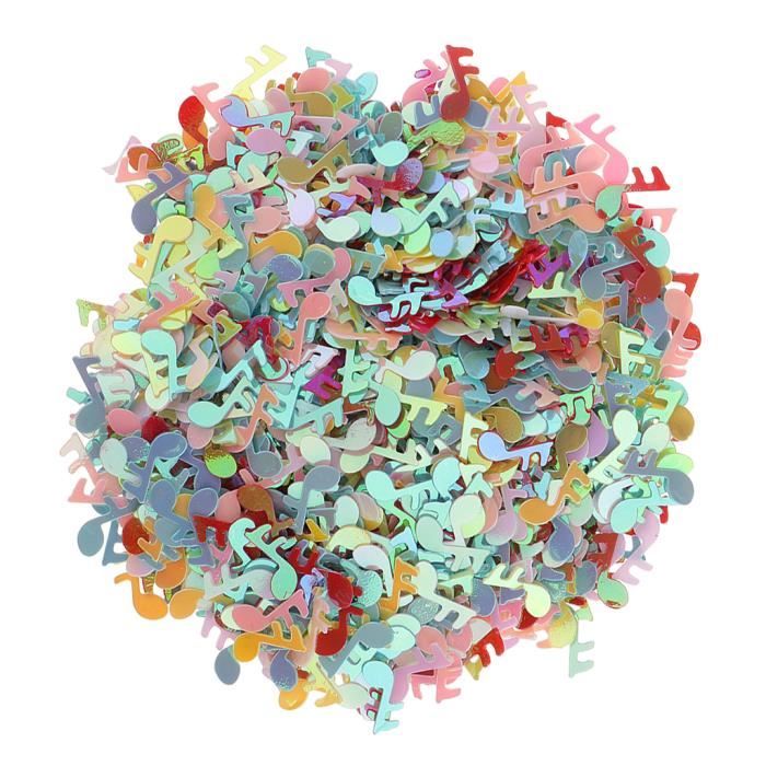 Confettis de Table Note de Musique Plastique Couleur Mixte Déco Baby Shower