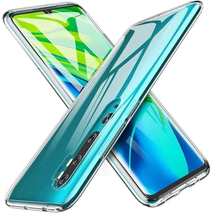 coque xiaomi mi 10 / mi 10 pro transparent silicone
