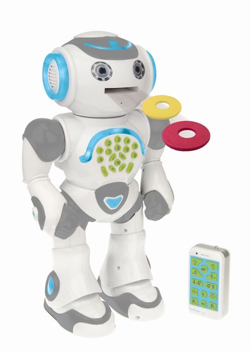 POWERMAN® MAX - Mon Robot Ludo-Éducatif avec Fabrique à Histoires et Télécommande (Français) - LEXIBOOK
