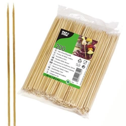 Brochettes, bois Ø 5 mm · 40 cm