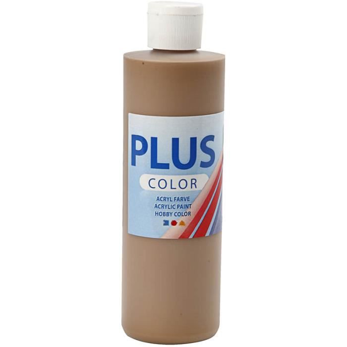 Peinture acrylique satinée de qualité, couleurs intenses et très couvrantes. Sèche rapidement et laisse une surface mate satinée .