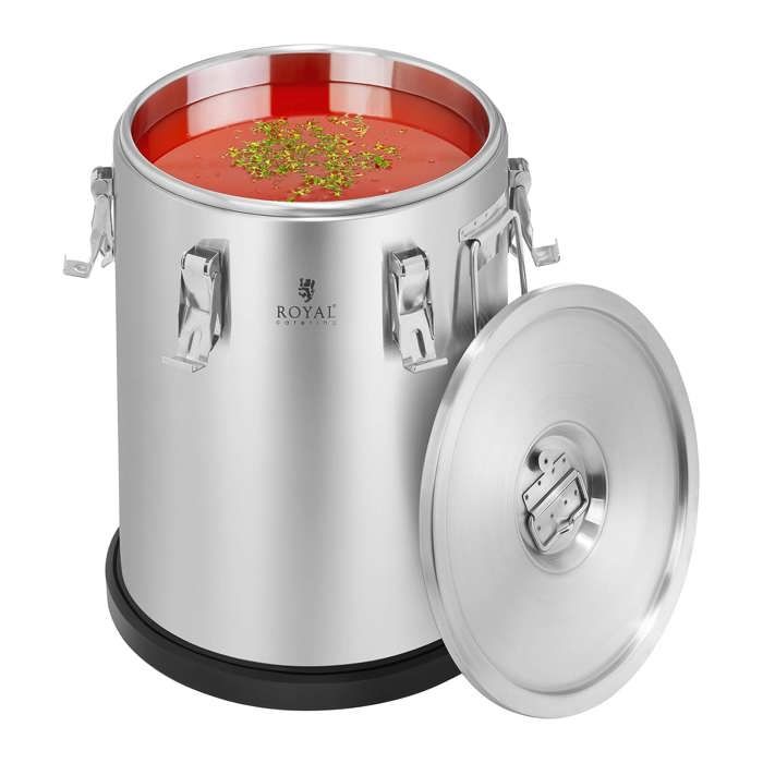 Conteneur Isotherme Thermobox Acier Inox 25 Litres Empilable Isolation Thermique