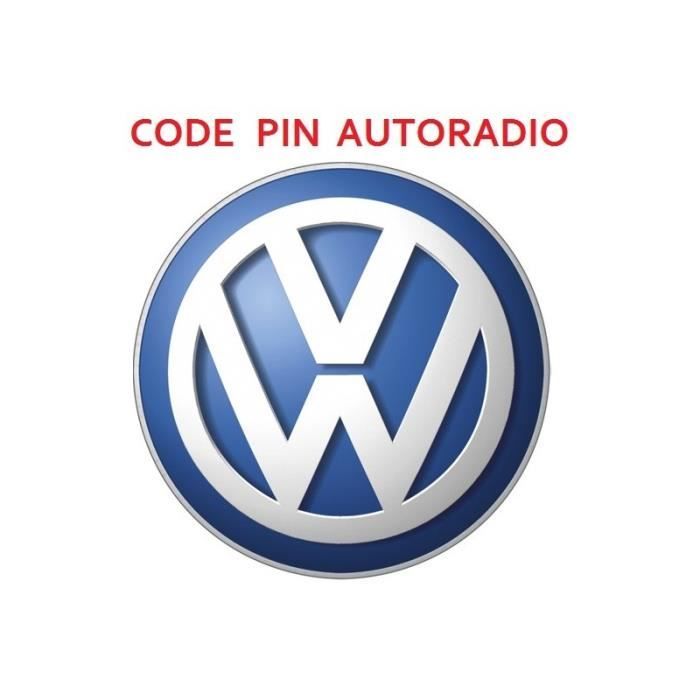 Recuperation Code Pin pour Autoradio Volkswagen Seat Skoda Audi Skyexpert