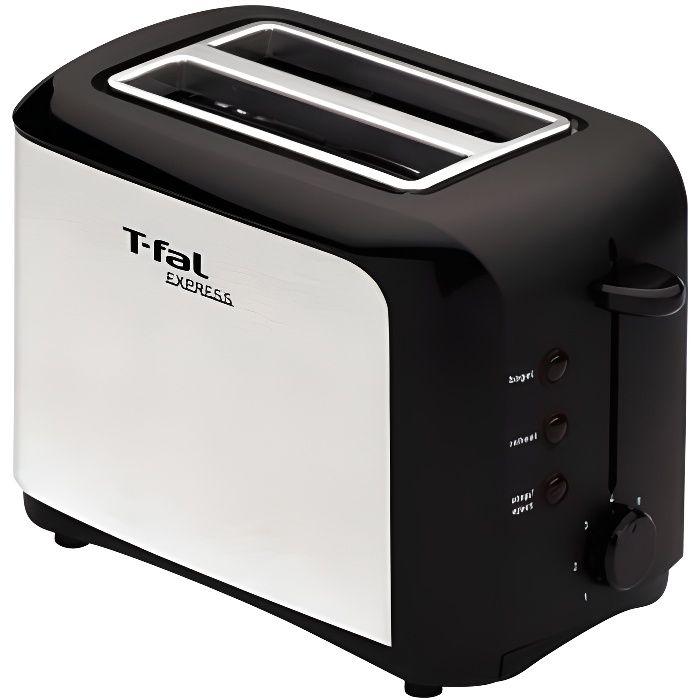 TEFAL TT356110 Grille-pain - Inox et Noir