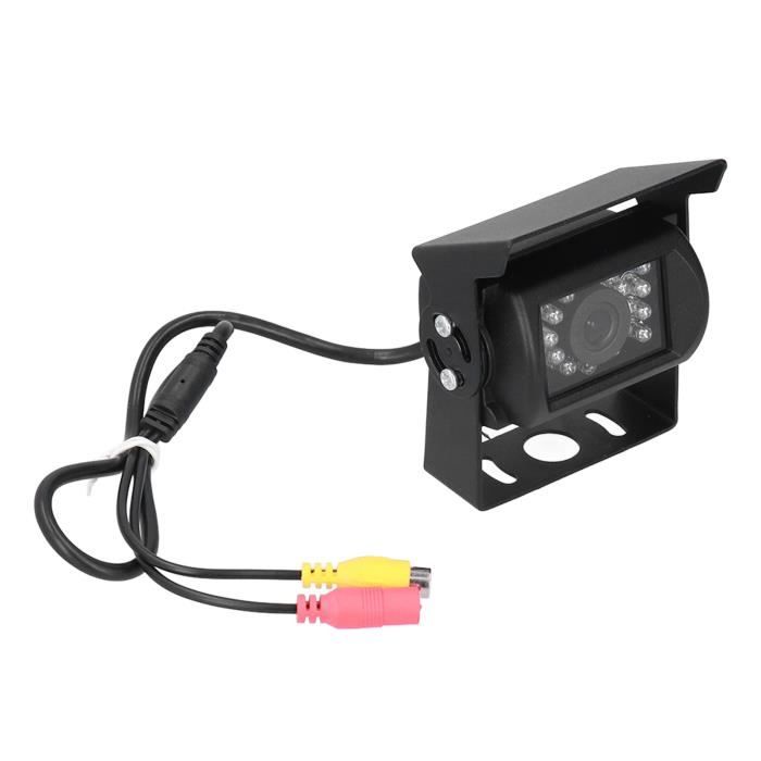 Caméra De Recul étanche IP68 - Connecteur 4 Broches, Vision Nocturne IR, Compatible CVBS/AHD, 12V/24V