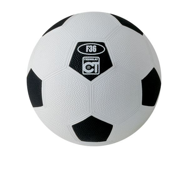 Ballon football scolaire N° 4 Blanc/Noir