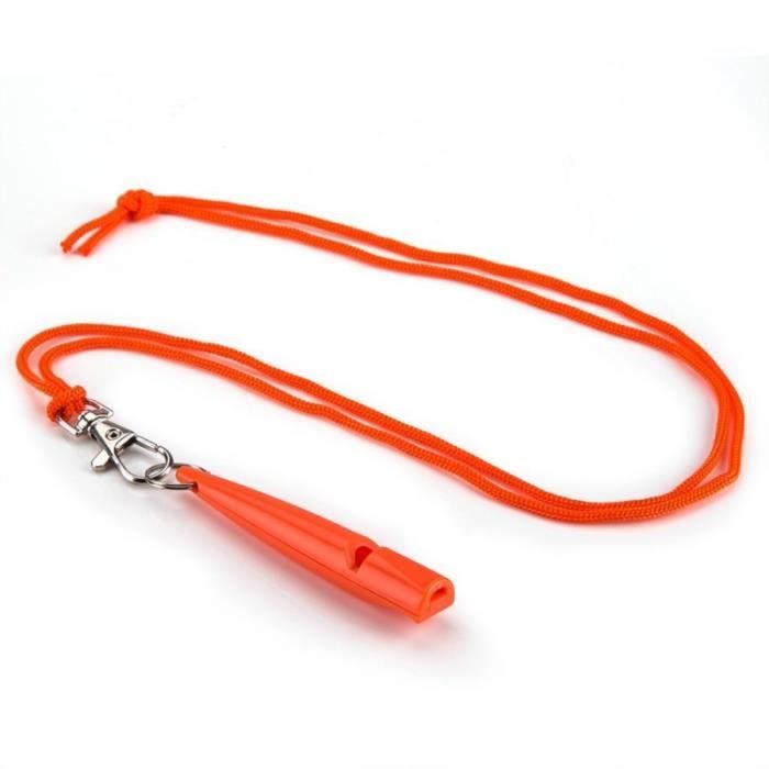 Sifflet de dressage ultrasonique pour chien -orange