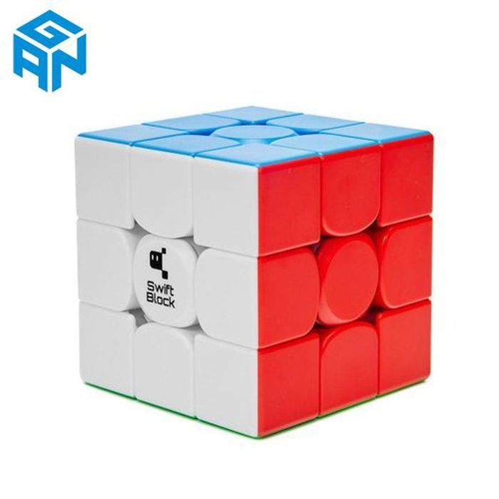Cube Magique Magnétique 3x3 GAN Swift 355S - 55 Mm, Magnets Intégrés, Réglage Élastique Numérique