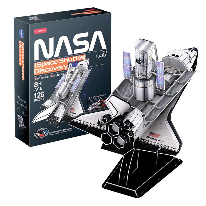 Puzzle 3D Space Shuttle Discovery Puzzle 3D Enfant Maquettes Et Modélisme Adulte Cadeau Garcon 8 Ans Maquette A Construire Adulte