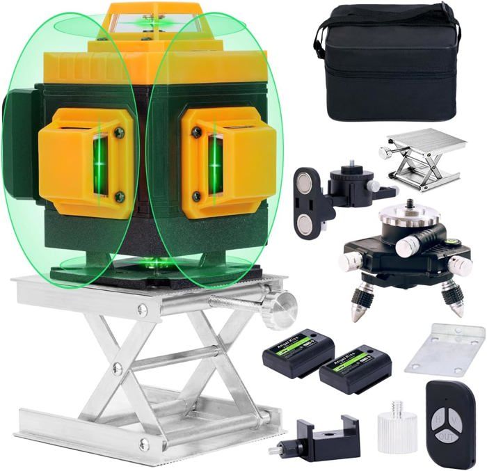 LASGOO LG-3D Laser Niveau 3x360° Faisceau Vert Review: Le