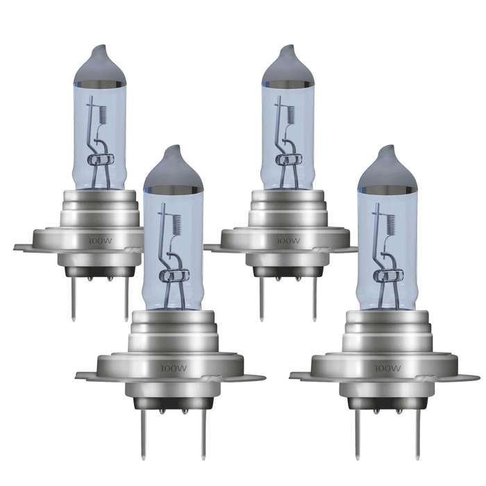 Ampoules Phare Halogène 100W 6000K H1/H7 - Pour Peugeot 307 2000-2004 - 20000LM