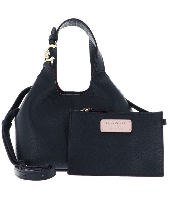 Sac à Main Bandoulière En Cuir Bleu Azur - 19x15x7 Cm, Femme, Neuf Avec étiquettes