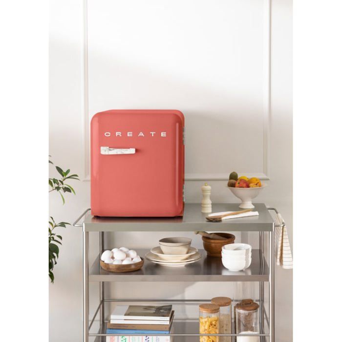Réfrigérateur rétro - Create - 48L - Esthétique années 50 - Grande capacité