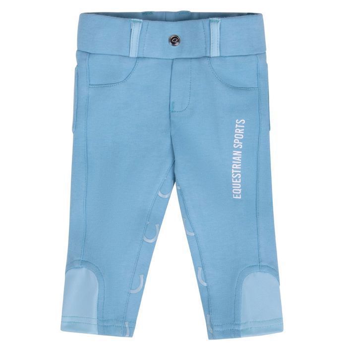 Pantalon équitation bébé QHP Bobby - Bleu Bébé Pantalon équitation bébé QHP Bobby - Bleu Bébé