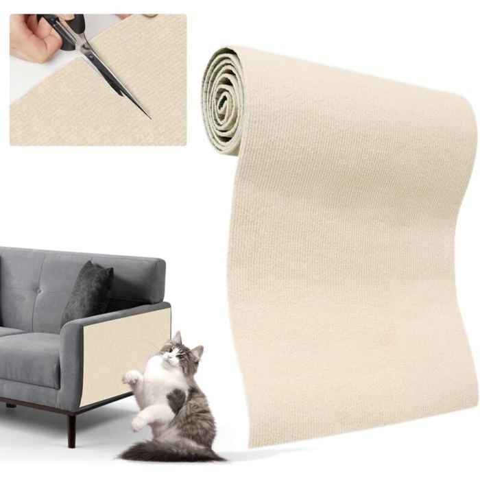 Meilleurs prix pour Tapis à gratter autocollant 200 cm x 40 cm tapis à gratter pour chat tapis à gratter pour chat pour chats bricolage dé