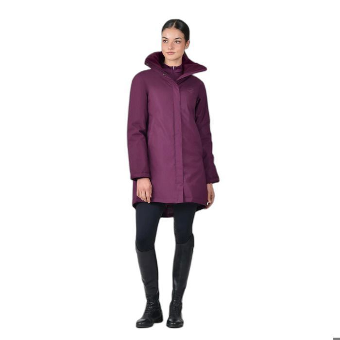 Veste imperméable équitation full zip femme Dublin - purple violet