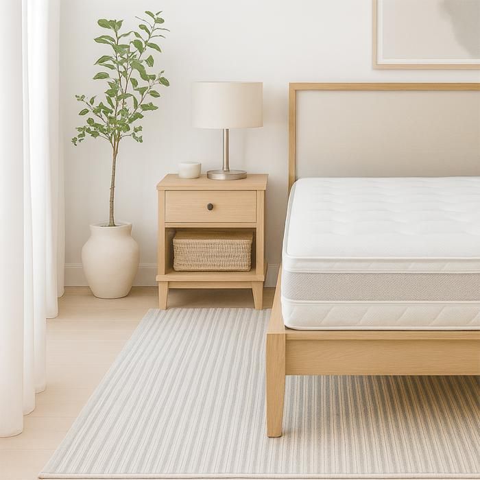 Matelas - THE WHITE STONE - H20 - 180 x 200 cm - 20 cm - Soutien ferme housse 3D respirante Matelas - THE WHITE STONE - H20 - 180 x 200 cm - 20 cm - Soutien ferme housse 3D respirante