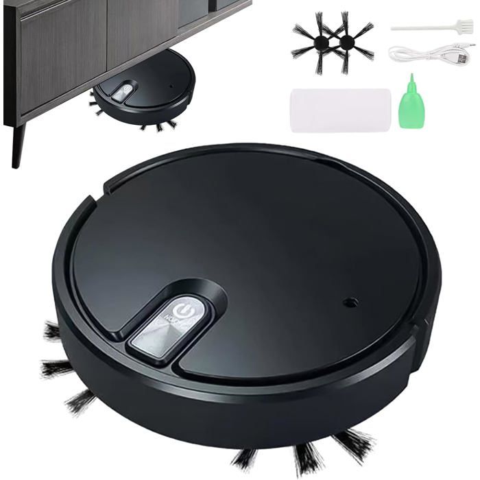 DuskHaven Robot Aspirateur Jouet de Simulation de Balayage de Sol pour Enfants, Garçons et Tout-Petits