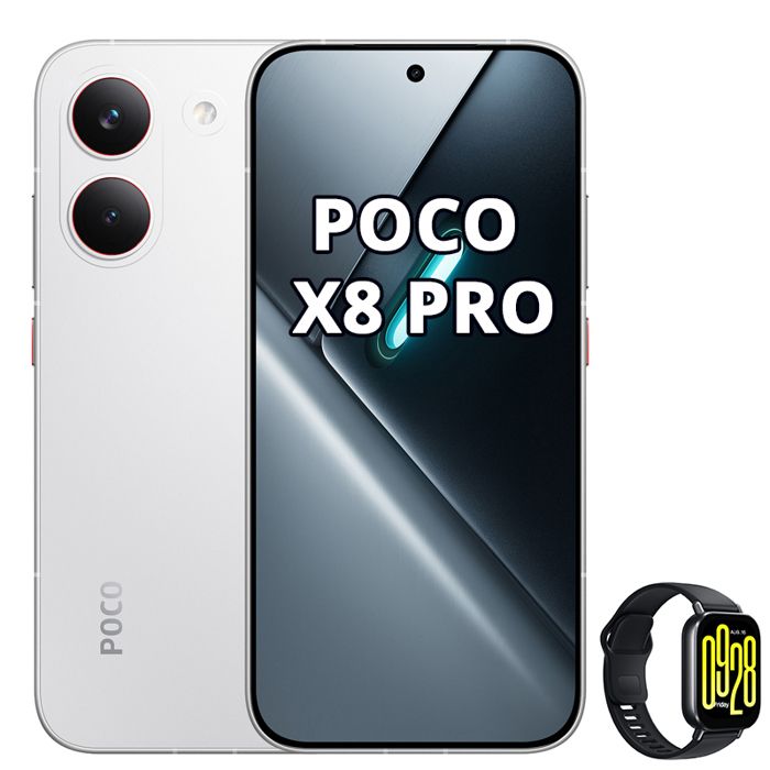 Smartphone POCO X8 Pro 12 Go RAM ROM Écran AMOLED 659 pouces & Redmi Watch 5 Active