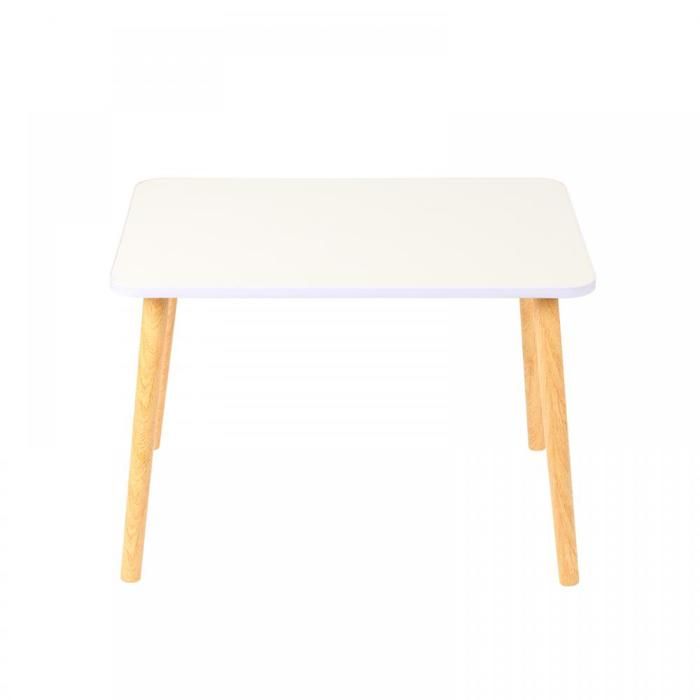 KEDIA Table Basse Multifonctionnel 60*40*40CM Placez les livres les tasses à thé et les vasesPour JardinCampingPique Blanc