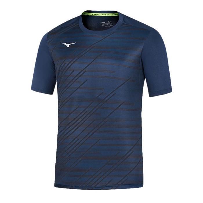 T-shirt de Running Marine Homme Mizuno Chiba T-shirt de Running Marine Homme Mizuno Chiba
