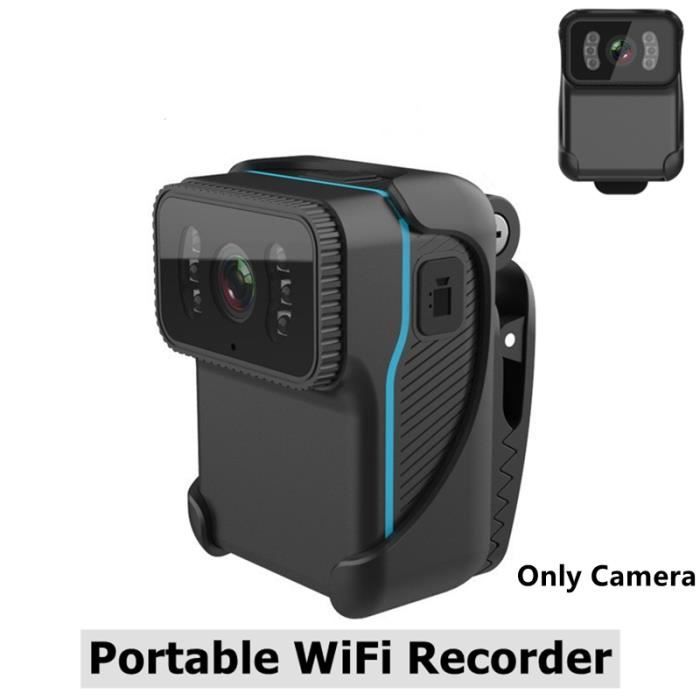 Appareil photo uniquement-Mini caméra d'action corporelle Portable 1080P,  WiFi DV 200W HD, caméscope en bouc
