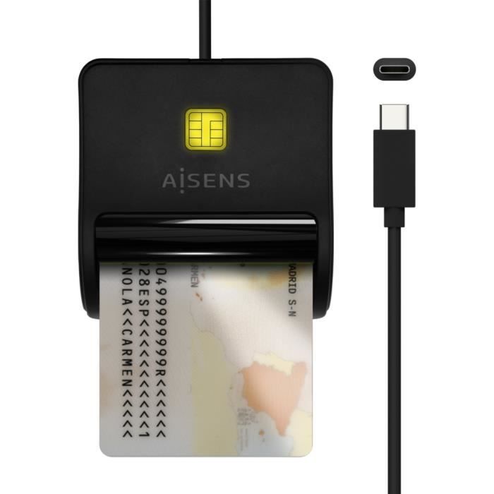 Lecteur dni électroniqueLecteur dnieCompatible avec Toutes Les Cartes DNIType C - vue 1