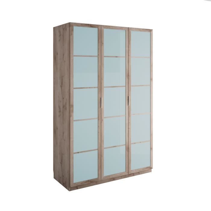 Altea Dressing 3 Portes Battantes Effet Givre L150xh235xp58cm