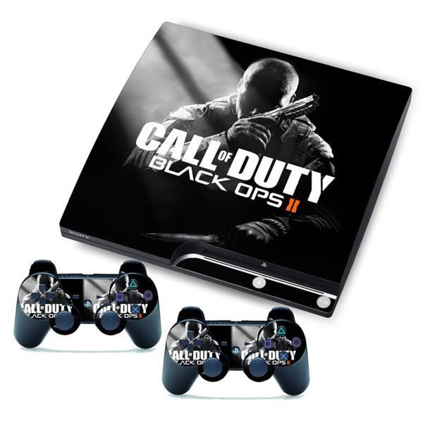 Nouveau Black Ops Ii Pour Playstation 3 Ps3 Slim 2 Skins Controller Autocollants Personnalisés Skins Prix Pas Cher Cdiscount
