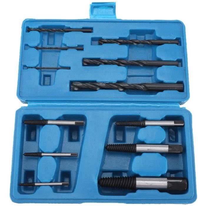 LEKEFETO Lot De 26 Extracteurs De Vis Et Écrous Endommagés - Acier 42CrMo/35CrMo Avec Sac De Transport
