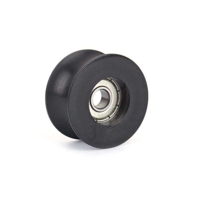 Poulie de roulement de roue à en forme de U BU0840 Rail de guidage 8 * 40 * 20.5mm Nylon