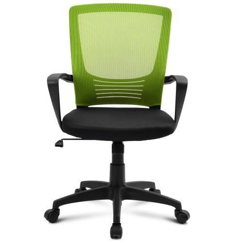 Promotions Chaise De Bureau D Ordinateur En Filet Pivotante Avec Dossier Reglage En Hauteur Accoudoir Vert Achat Vente Chaise De Bureau Cdiscount