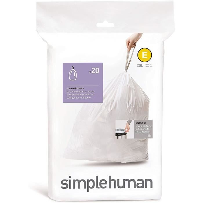 Simplehuman Sacs Poubelles[163] Cdiscount Au quotidien