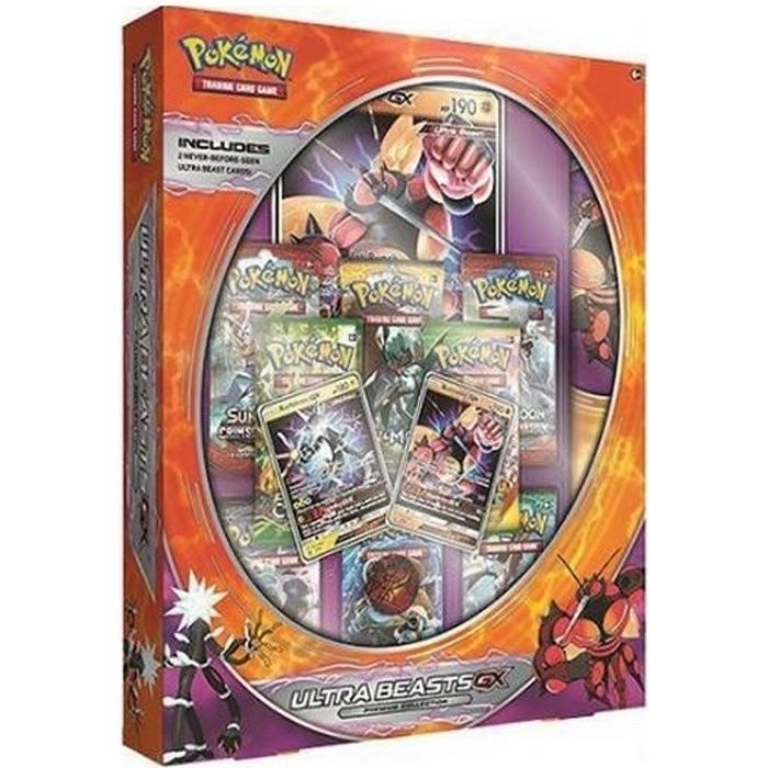 Pokemon Coffret Ultra Beasts Gx Premium Collection Box Anglais Cdiscount Jeux Jouets