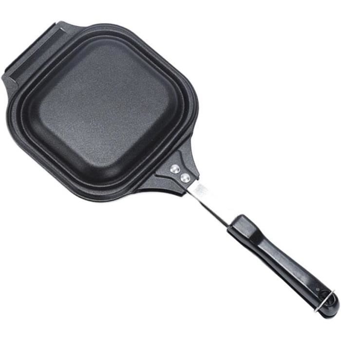 Moule à Sandwich Toast Chaud Breakfast Wonder - Faites Des Toasts Pressés En 3 Min, Antiadhésif, Facile à Nettoyer - Modèle Rond Jaune