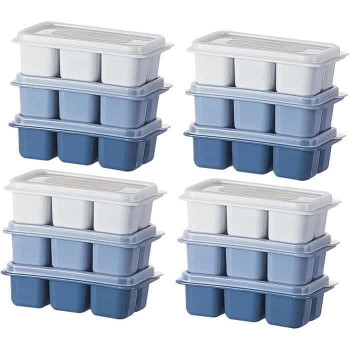Glaçons Réutilisables Toddmomy - Lot De 12 Blocs Gel Pour Climatiseur Portable, Glacière, Lunch Box - 11