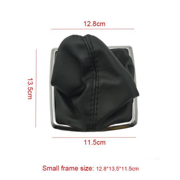 Pommeau De Levier Audi S3 A3 Cuir Noir/rouge Original