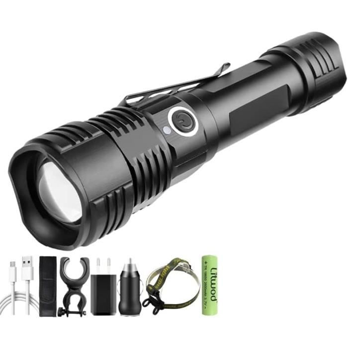 Lampe torche tete rechargeable - Cdiscount