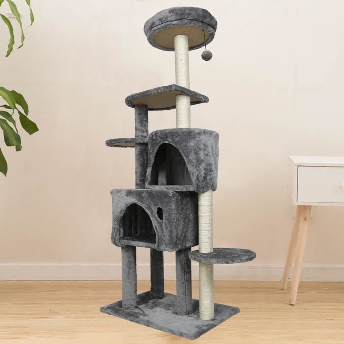 Arbre A Chat Cadre D Escalade De Chat Planche A Gratter Tour A Chats Hauteur 150 Cm Gris Cdiscount Animalerie Arbre A Chat Cadre D Escalade De Chat Planche A Gratter Tour A Chats Hauteur 150 Cm Gris Cdiscount Animalerie