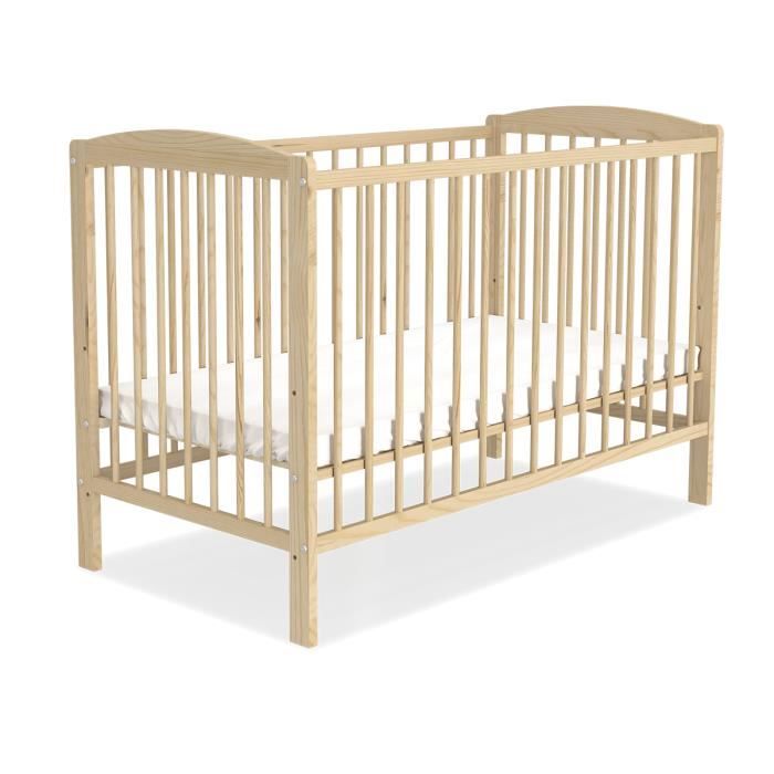 Lit Bebe Tola 1 60x1 Pin Livre Avec Le Sommier Lits Bebe Bebe Puericulture