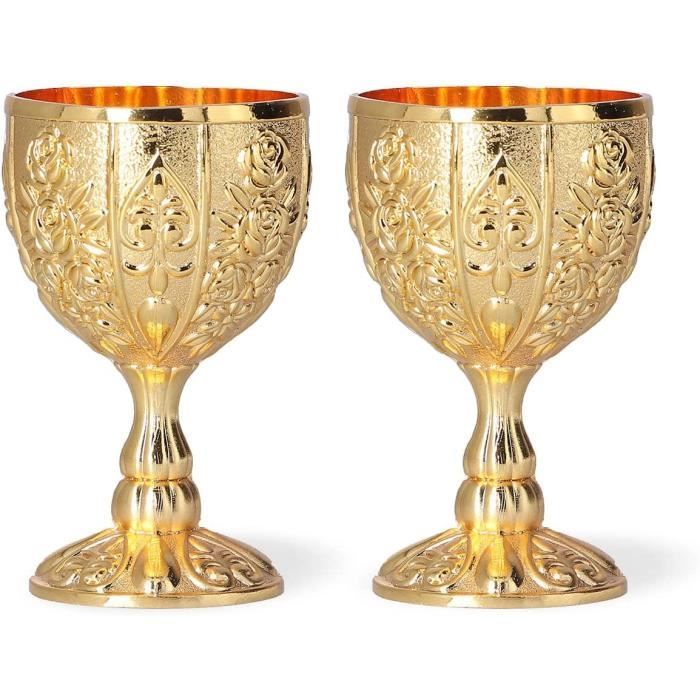 Gobelets Rétro En Verre Pour Vin Et Alcool à La Maison Et Fêtes