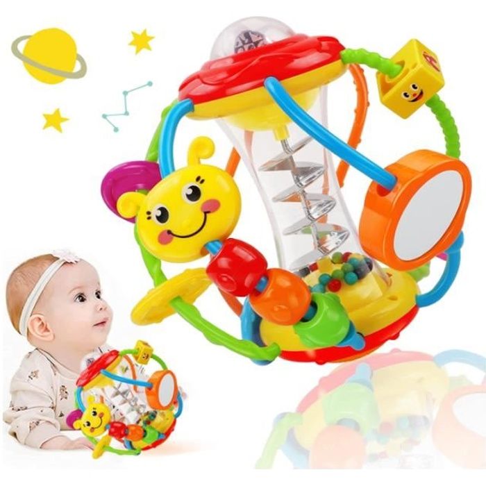 Jollybaby Jouets pour bébé, jouets pour bébé avec hochets, froissés, jouets  musicaux pour nouveau-né de 0, 3, 6, 9, 12 mois, garçons et filles -  Alligator : : Jeux et Jouets