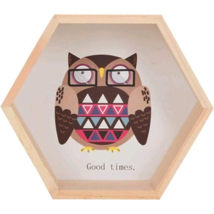 Étagère Murale Hexagonale En Fer Forgé Doré - Support Décoratif Pour Plantes, Livres, Petits Objets (environ 17x15x9 Cm)