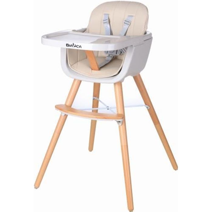 Joya Chaise Haute Evolutive 2en1 Bebe Enfant Style Scandinave Pieds Bois Siege En Simili Cuir Lavable Repose Pieds Beige Cdiscount Puericulture Eveil Bebe