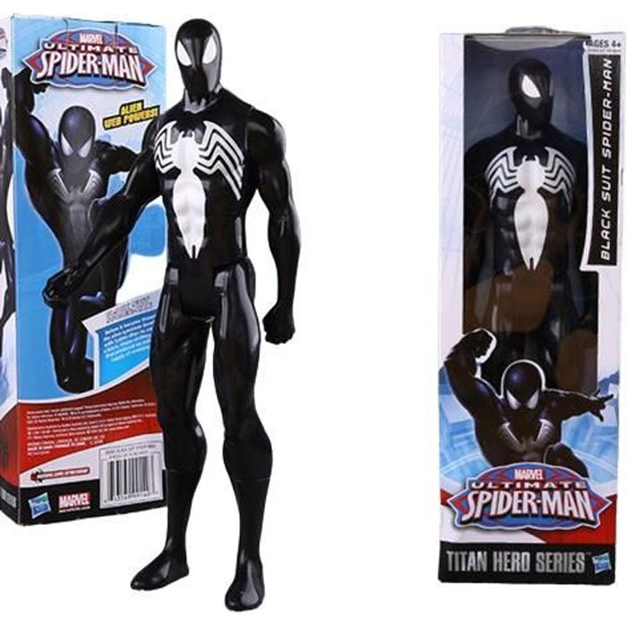 Marvel Spider-Man Titan Hero Series, figurine de collection Deluxe Venom de  30 cm, jouets pour enfants de 4 ans et plus 