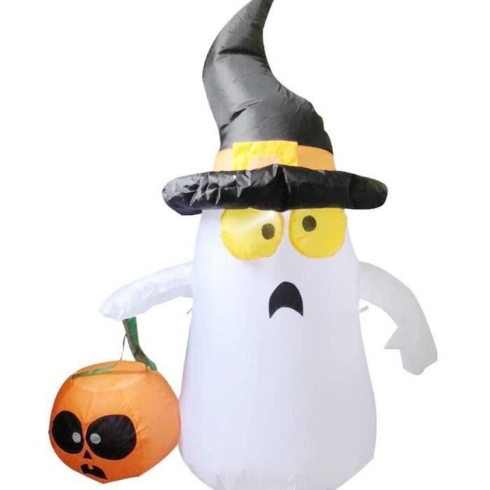 Halloween Gonflable Fantôme Airblown Cour Extérieure Décor（Fantôme +Citrouille）(Gonflable 1.2M) Jar774 - Cdiscount Maison