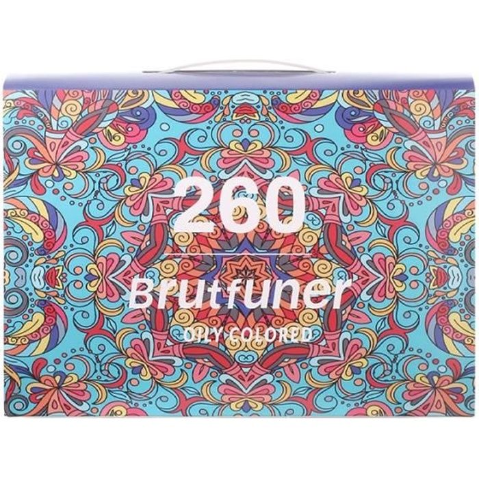 Brutfuner – Ensemble De Crayons De Couleur À L'huile, 48 72 120