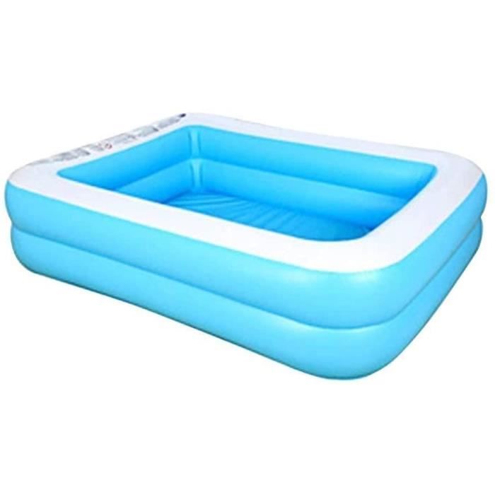 Piscine Gonflable Rectangulaire PVC - Modèles 1.3m à 3.05m Pour Enfants Et Famille