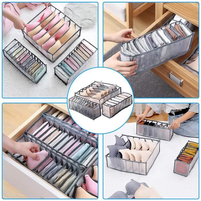 1Pcs Organisateur De Tiroir Plastique Boîte De Rangement Rectangulaire