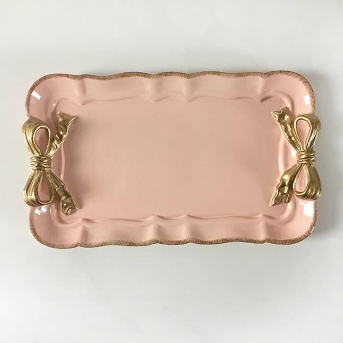 MamboCat Lot De 6 Assiettes à Gâteau Pâques Ø19,4 Cm - Porcelaine Avec Lapin Printanier